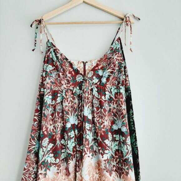 Gorgeous Free People Neutrals Floral Midi Maxi Dress Small - Picture 3 of 16